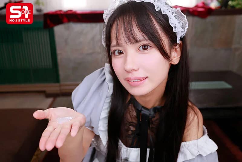 ウブで、健気で、照れ屋さん。ゼロ距離で恥じらいスケベご奉仕【顔面特化】僕専用性処理メイド 渚あいり